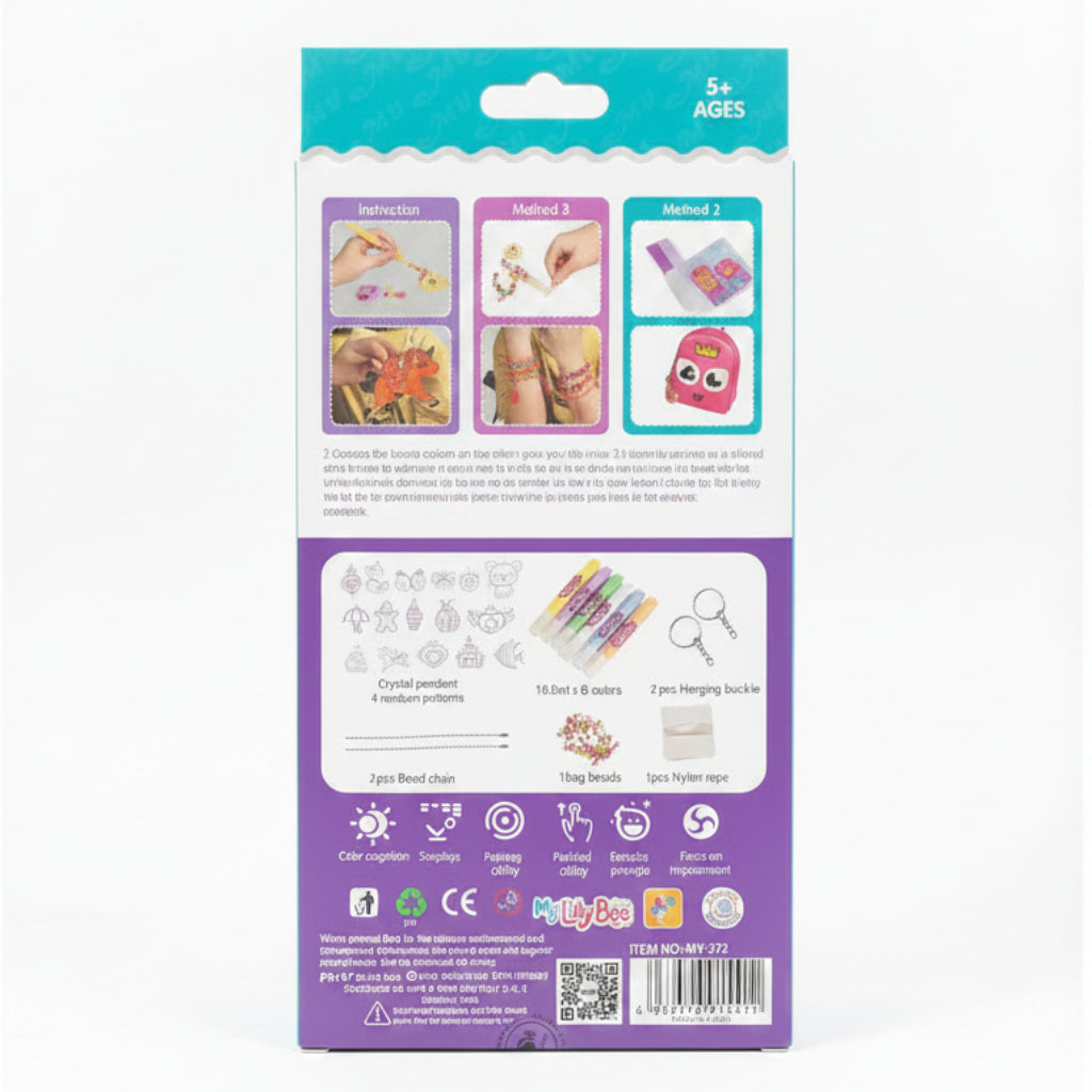 Crystal Pendant & Jewelry DIY Painting Craft Kit