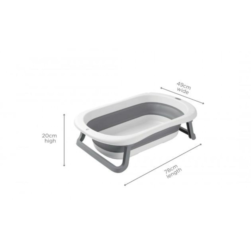 Foldable Baby Bath Tub – Portable Infant & Toddler Bathtub