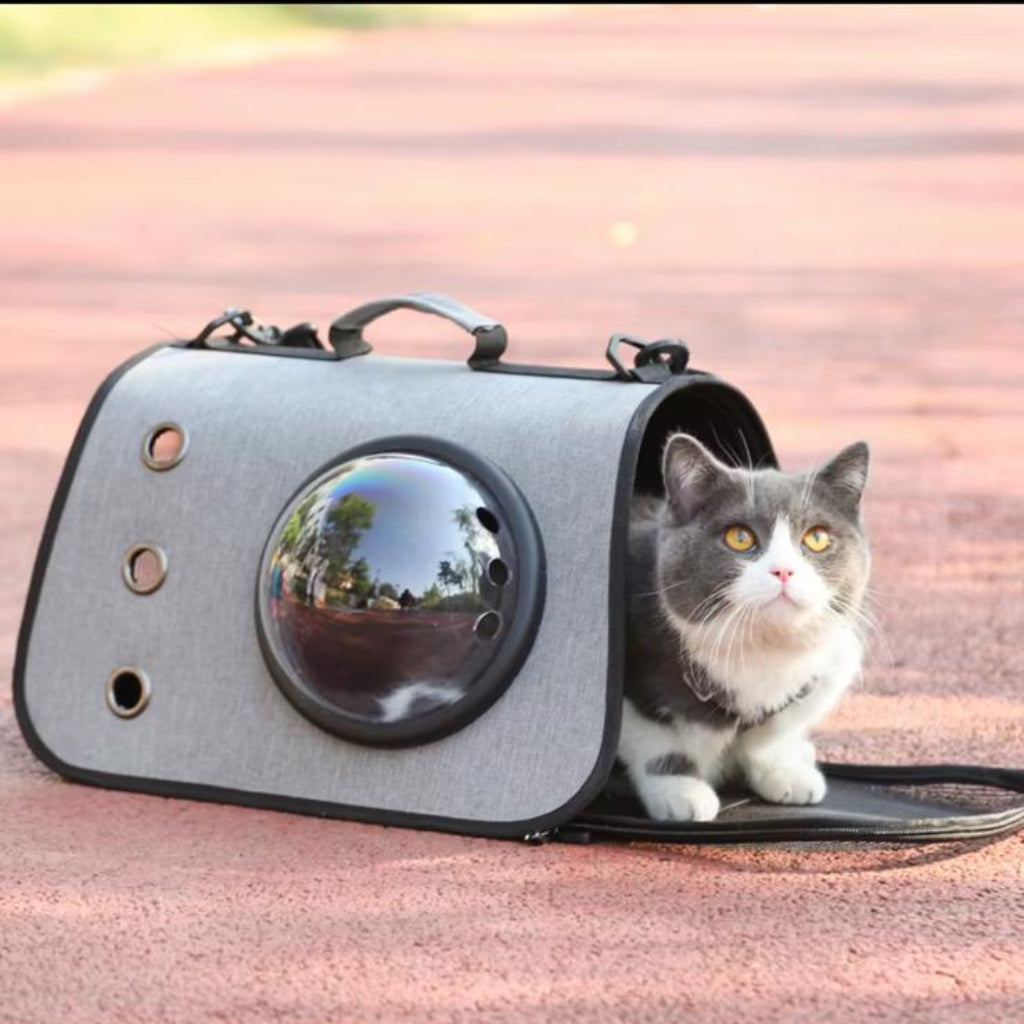 Portable Cat & Pet Carrier Bag with Transparent Bubble Window