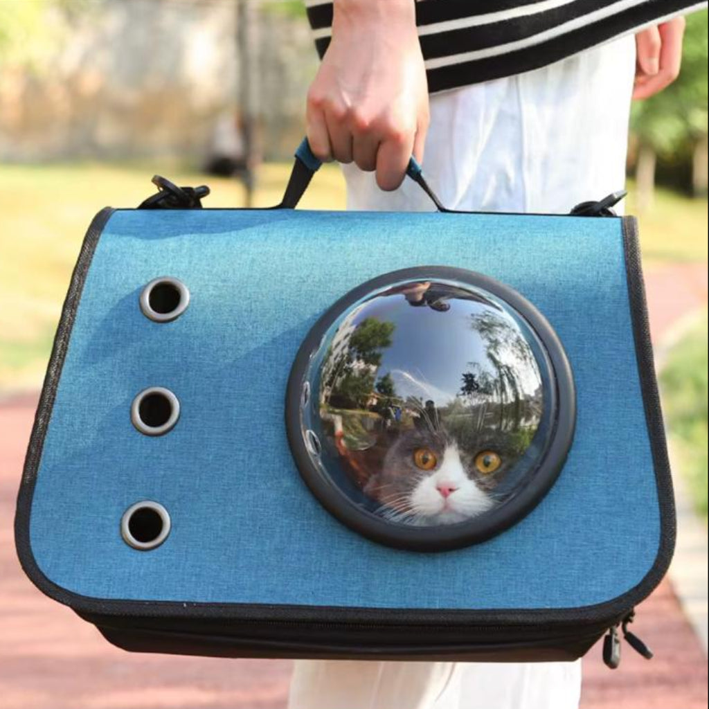 Portable Cat & Pet Carrier Bag with Transparent Bubble Window