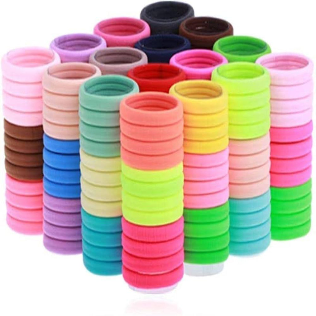 70-Piece Random Mixed Color Hair Ties