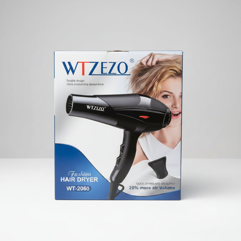 1250W Hair Dryer – Powerful & Portable Hair Styling Dryer