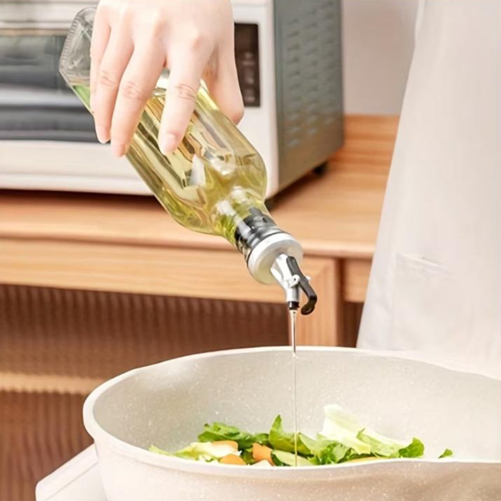 Glass Oil & Vinegar Dispenser Set