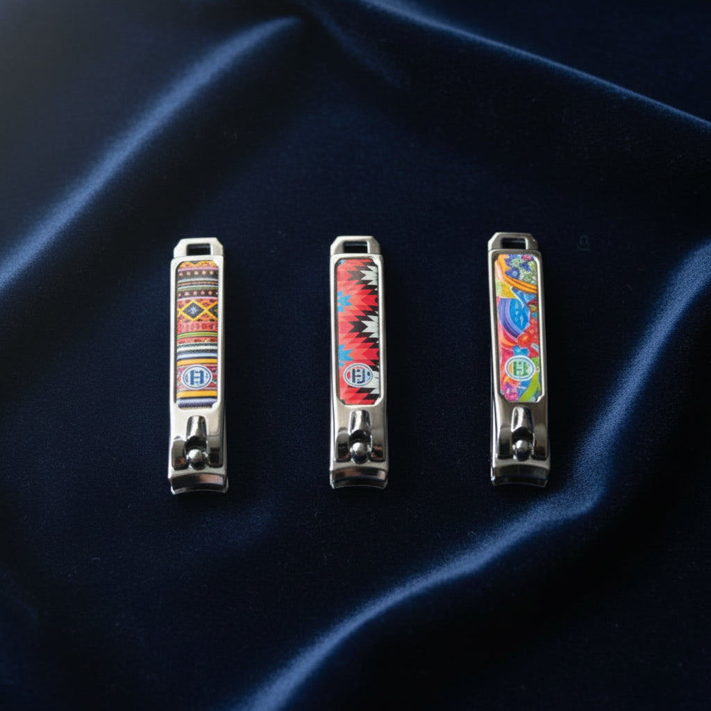 Patterned Nail Clippers 1PC – Colorful Stainless Steel Manicure Tool