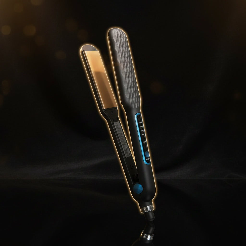 Keratin Deluxe Hair Straightener Professional Flat Iron with Floating Ceramic Plates
