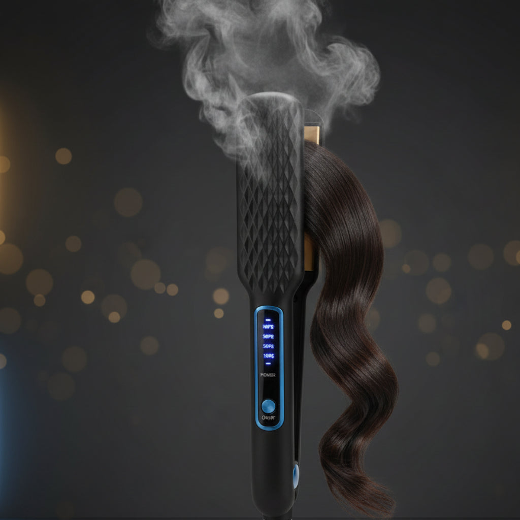 Keratin Deluxe Hair Straightener Professional Flat Iron with Floating Ceramic Plates
