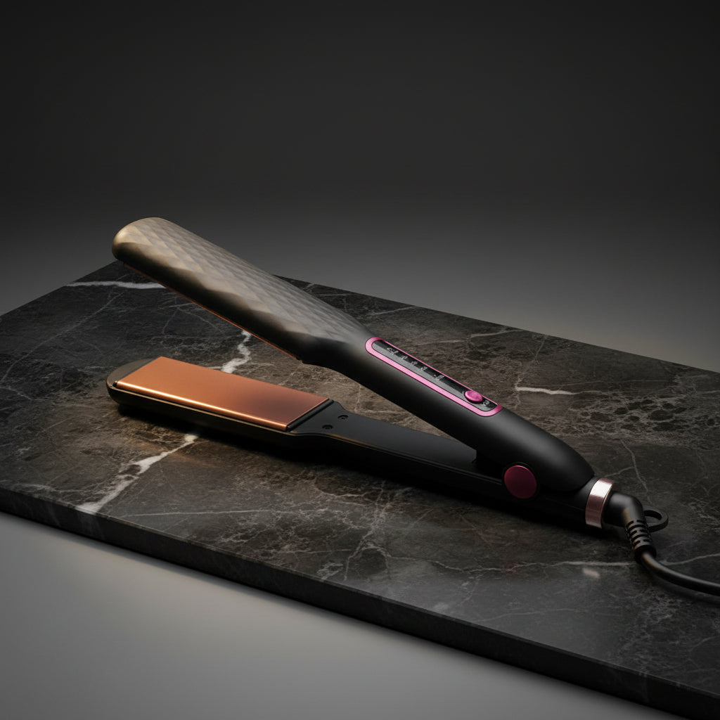 Keratin Deluxe Hair Straightener Professional Flat Iron with Floating Ceramic Plates