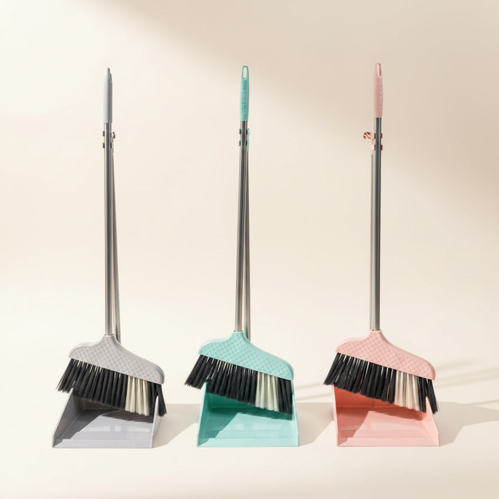 Broom & Dustpan Set – Random Color