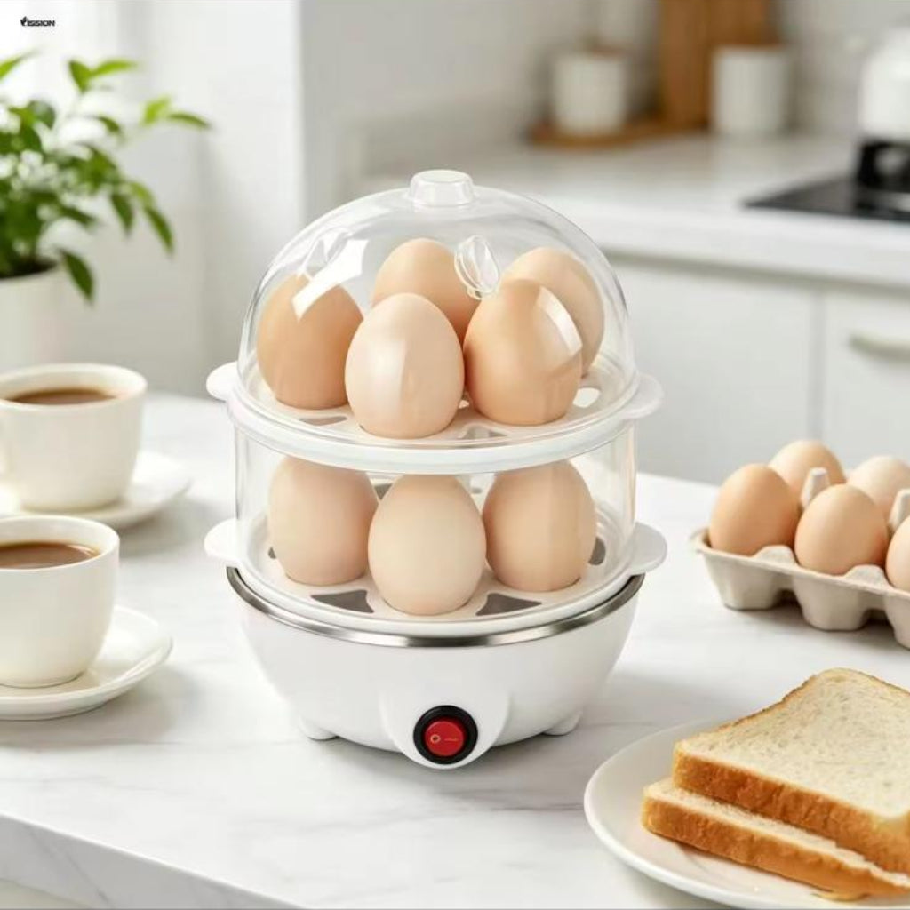 Double-Layer Electric Egg Steamer