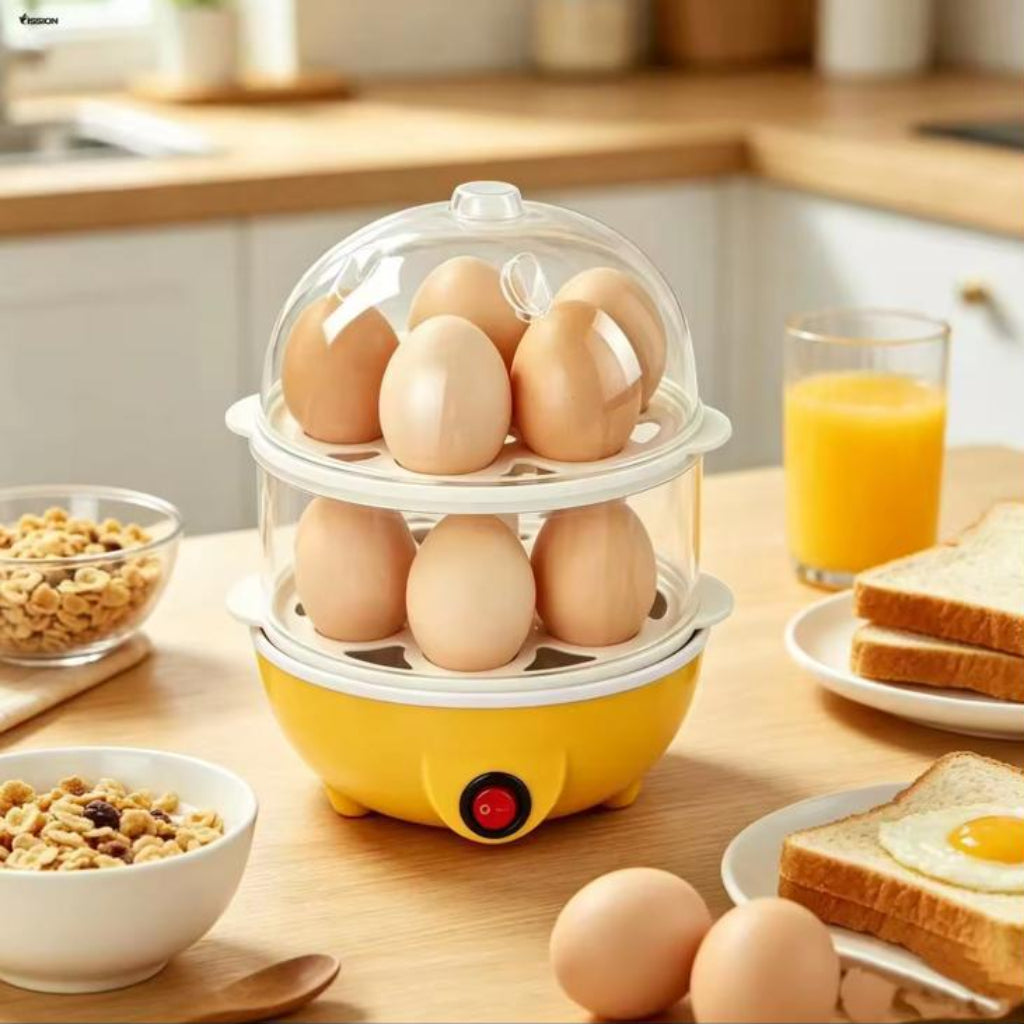 Double-Layer Electric Egg Steamer