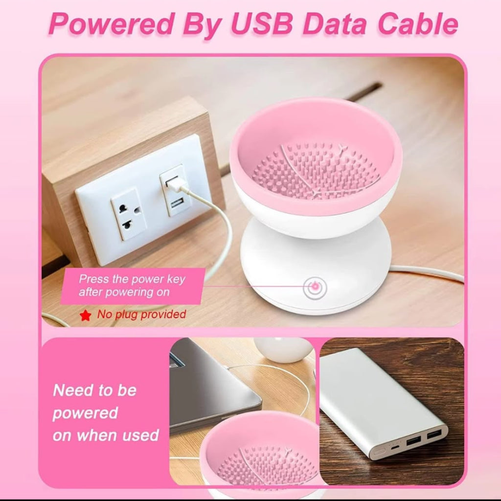 Automatic Electric Makeup Brush Cleaner – Quick & Easy Brush Cleaning