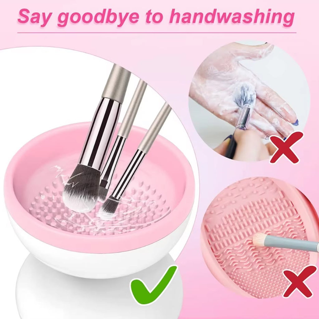 Automatic Electric Makeup Brush Cleaner – Quick & Easy Brush Cleaning