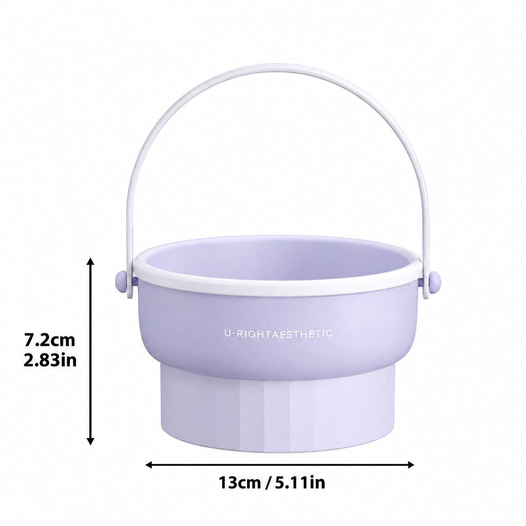 Collapsible Makeup Brush Cleaner & Drying Rack Holder