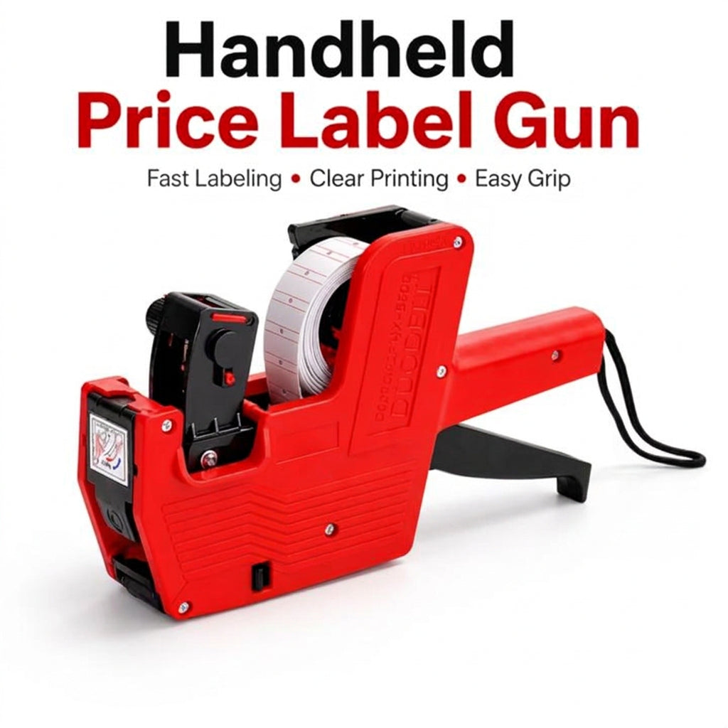 DUODELI MX-5500 Manual Price Tag Labeller Machine – Single-Line Pricing Gun