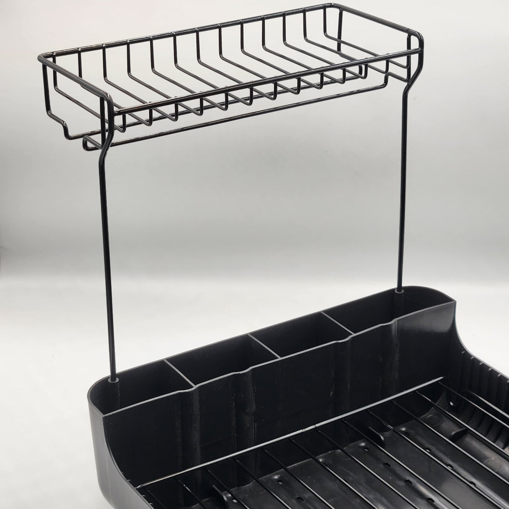 Premium 2-Tier Dish Drying Rack – Smart Kitchen Organizer | okka online