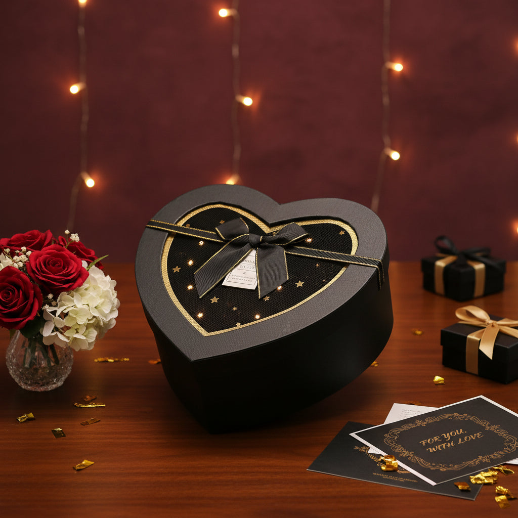 Love Pattern Gift Box – Perfect for Birthdays, Anniversaries & Weddings
