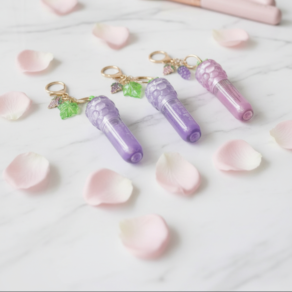 Grape Pink Purple Lip Gloss