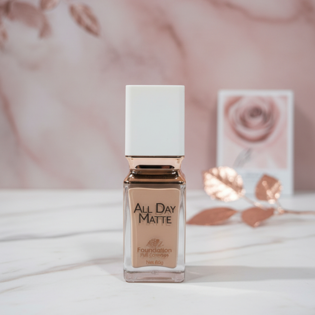 ABZ All Day Matte Foundation – Shine Control & High Coverage