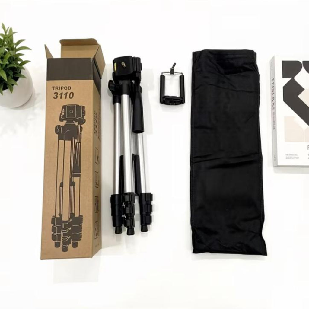 Portable Tripod Stand, 360° Rotating Phone Camera Mount, Adjustable Support Stand, Suitable for Live Streaming, Outdoor Travel, and Photography