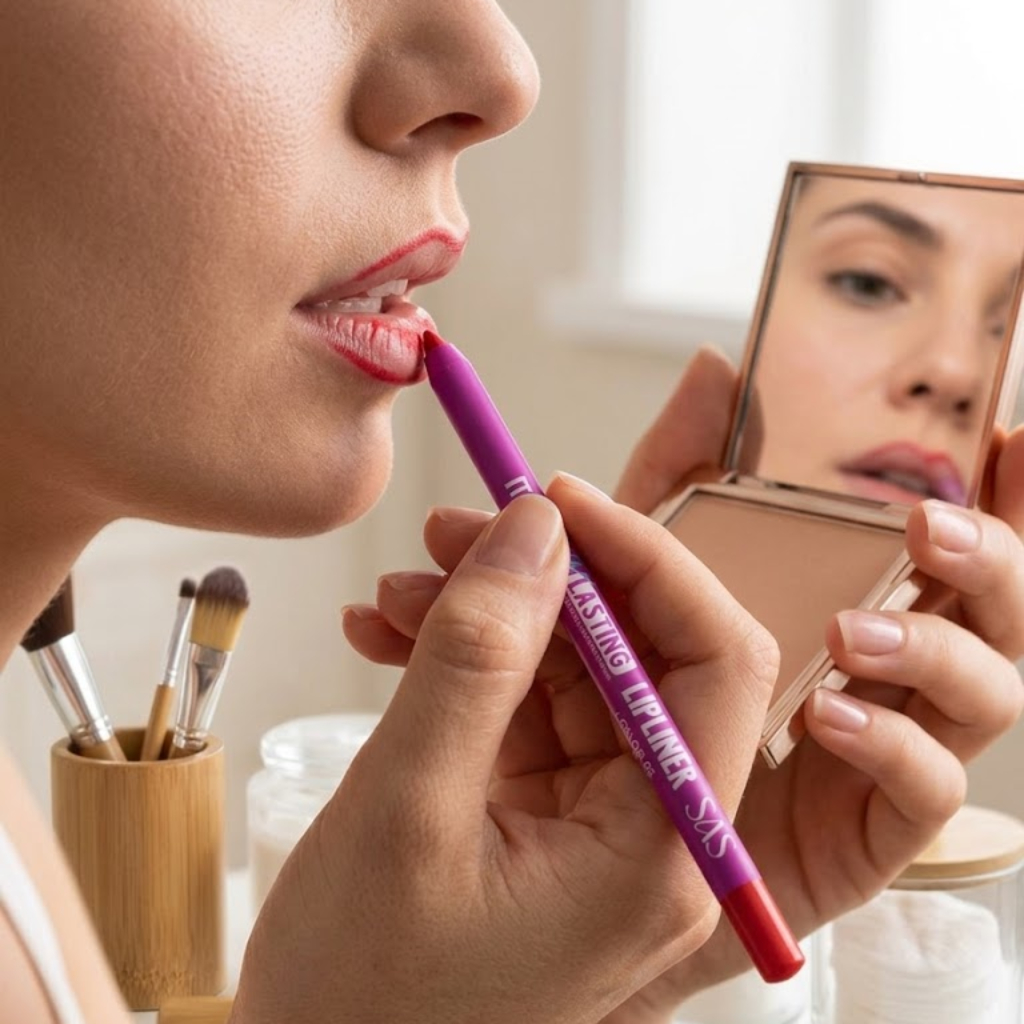 SAS Long-Lasting Matte Lip Liner – Precision Definition Lip Pencil Collection