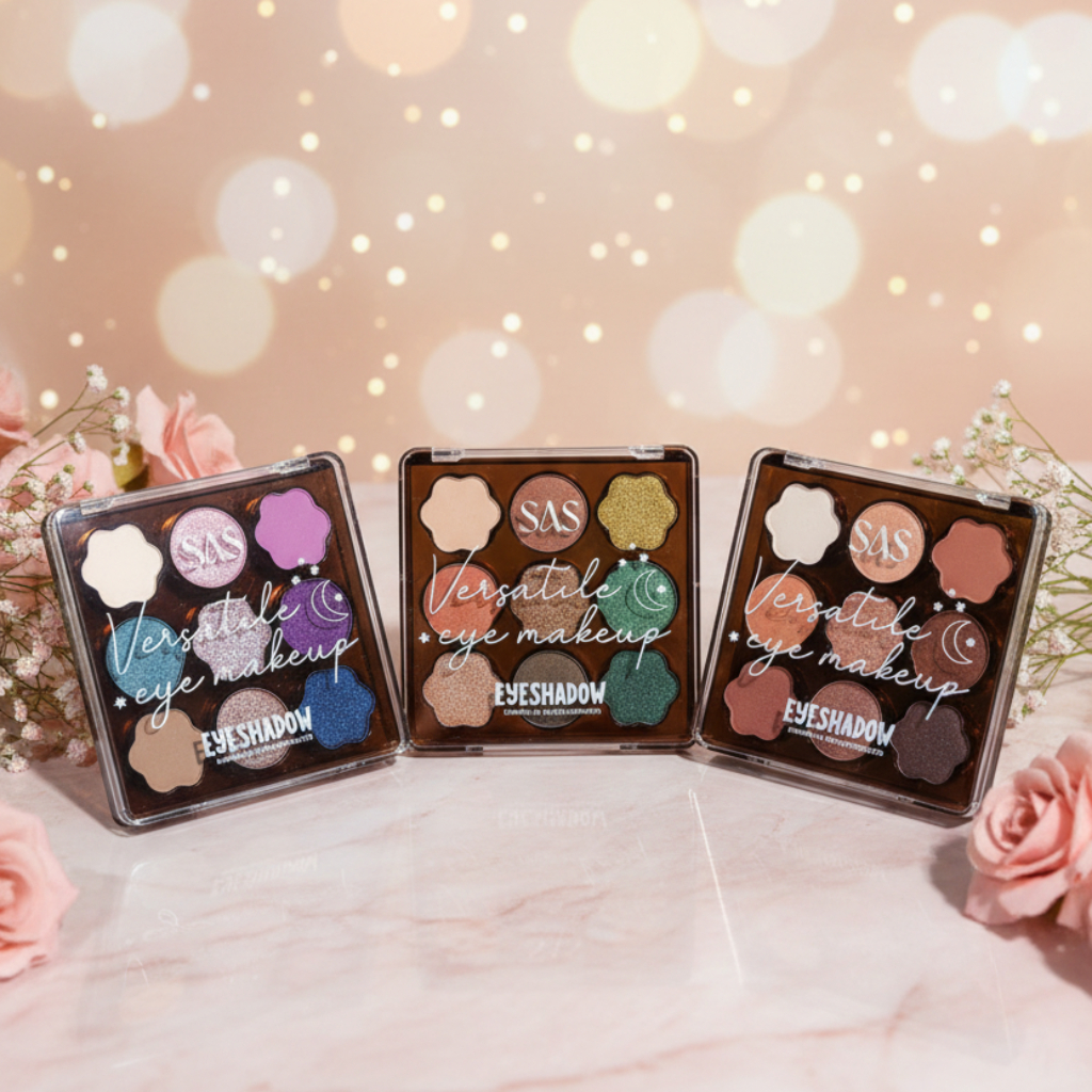 SAS Versatile Eye Makeup Eyeshadow Palette – 1 PC Multi-Color Eyeshadow Kit