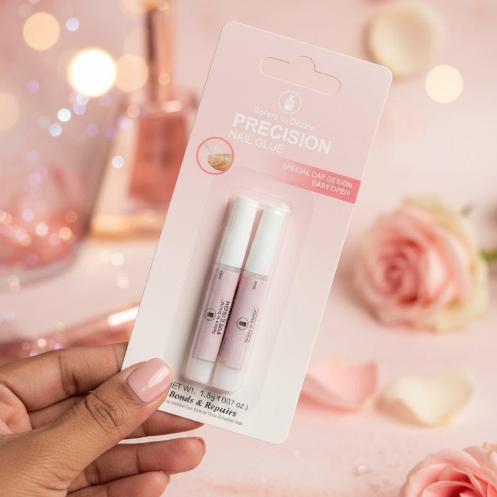 Dazzle Precision Nail Glue – Bonds & Repairs 1.5g (2 PCS Set)