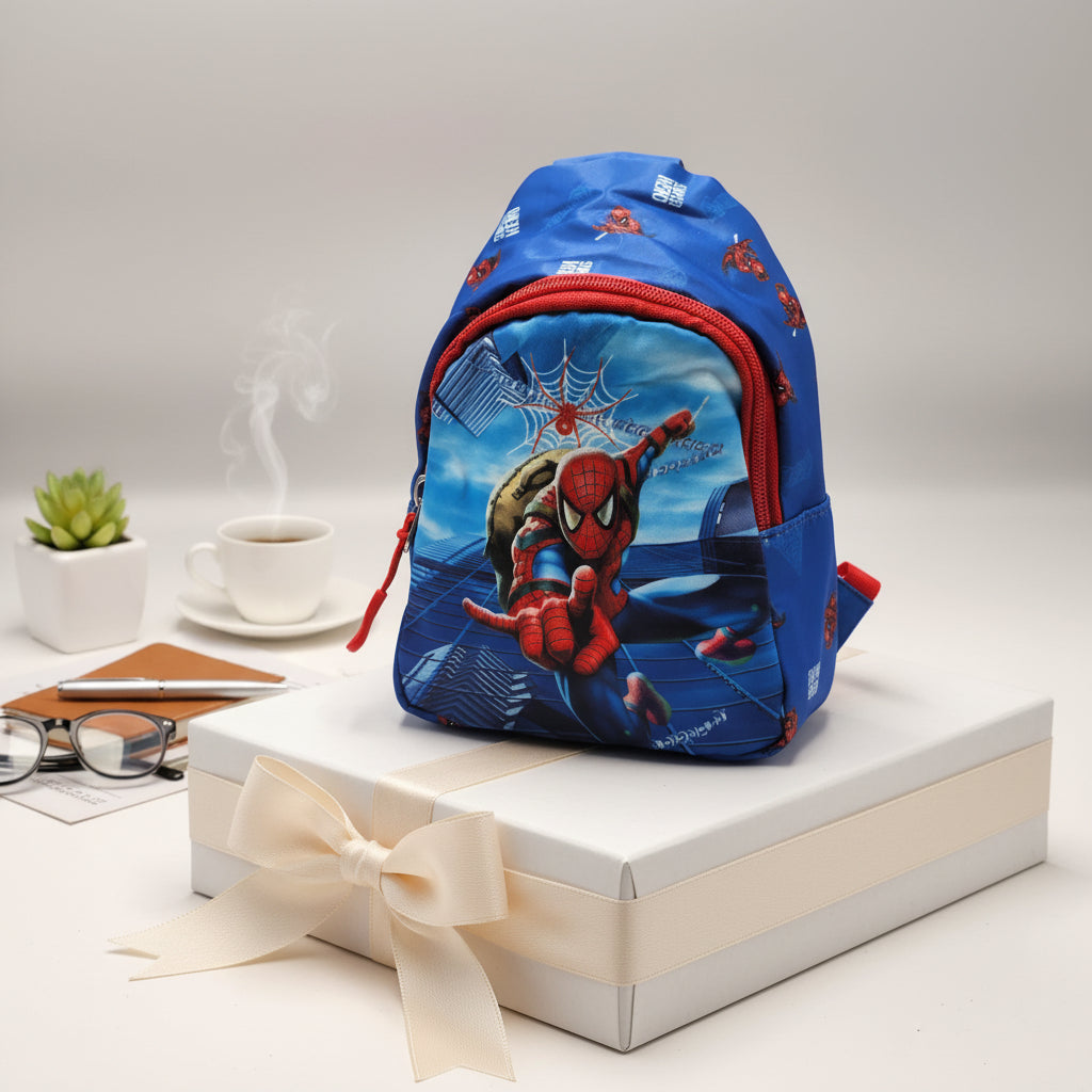 Kids Cartoon Crossbody Bag – Adjustable Backpack Purse