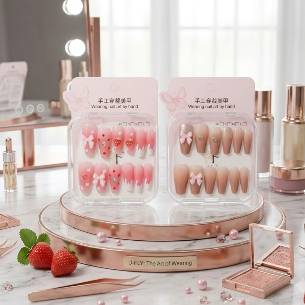 Luxury Handmade Press-On Nails – 12 PCS Set