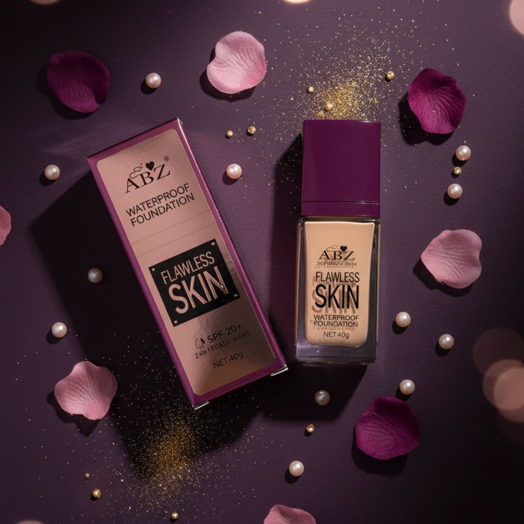 ABZ Flawless Skin Waterproof Foundation 40g – SPF 20+ & 24H Fresh Wear