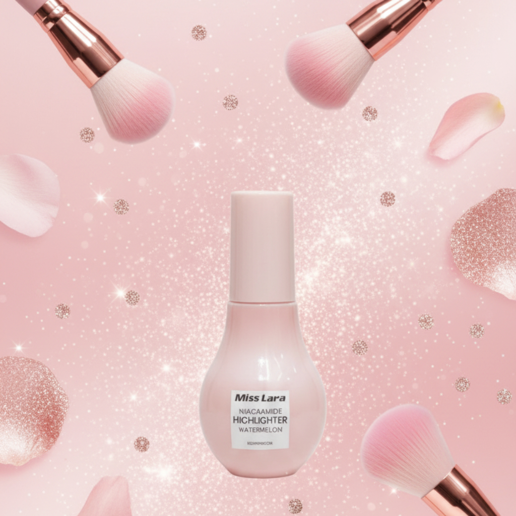 Miss Lara Niacinamide Highlighter – Liquid Moon Glow (Watermelon Formula)