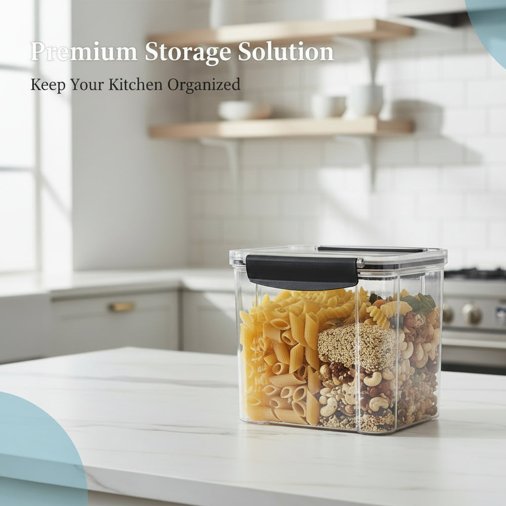حاوية تخزين طعام بلاستيكية محكمة الغلق – صندوق حفظ المطبخ سعة 1250 مل