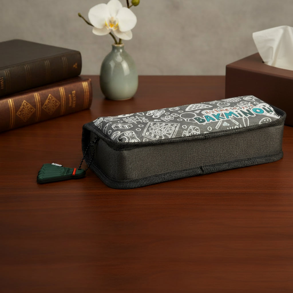 صندوق قرطاسية أنيق لتنس الريشة، مقلمة أنيقة، قلم رصاص وحقيبة أقلام | اوكا على الانترنت