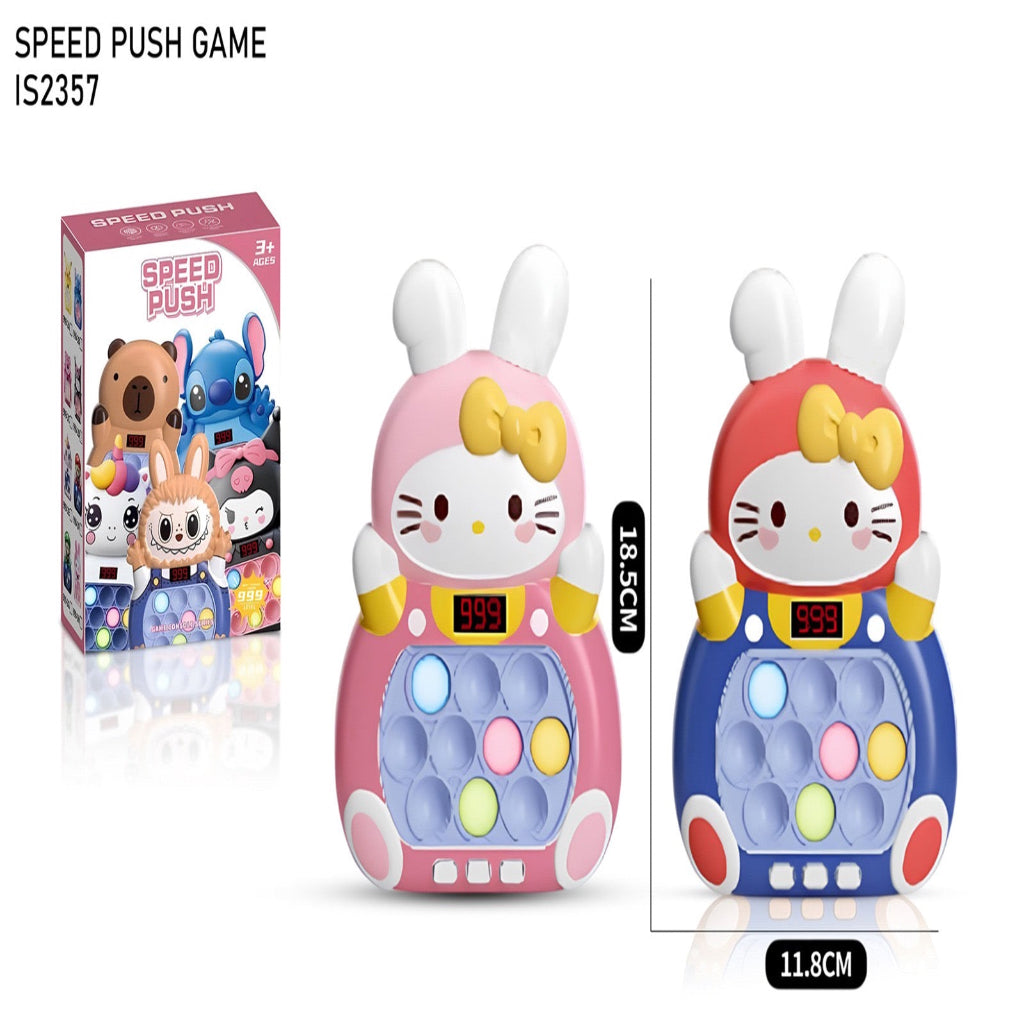 Hello Kitty Fidgit Hello Kitty It Electronic Pop-It Game – Light-Up Fidget & Puzzle Toy
