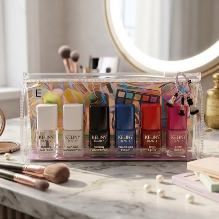 Keliny Premium 6-Piece Nail Polish Set – Assorted Color Collection