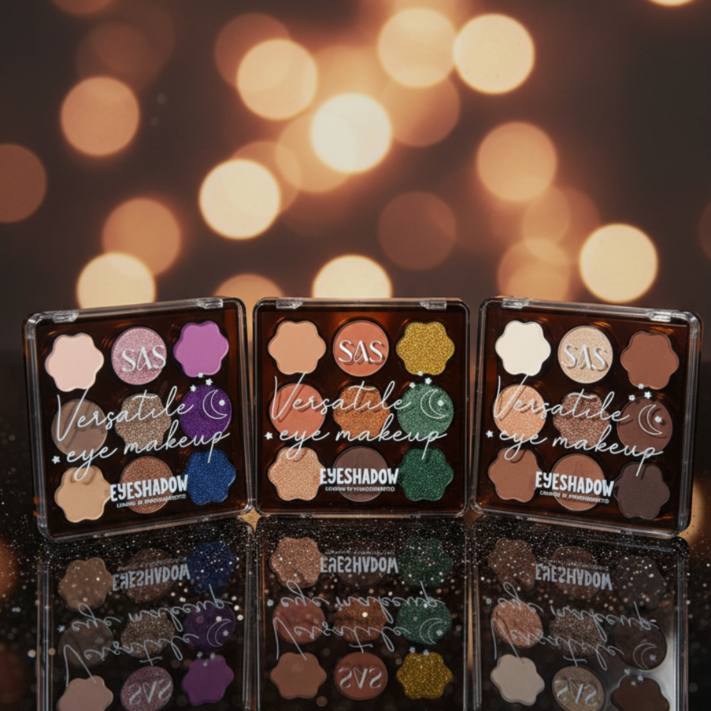 SAS Versatile Eye Makeup Eyeshadow Palette – 1 PC Multi-Color Eyeshadow Kit