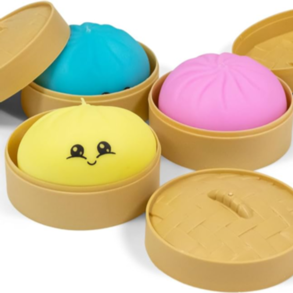 Squishy Dumpling Sensory Toy – Soft Stress Relief Squeeze Toy