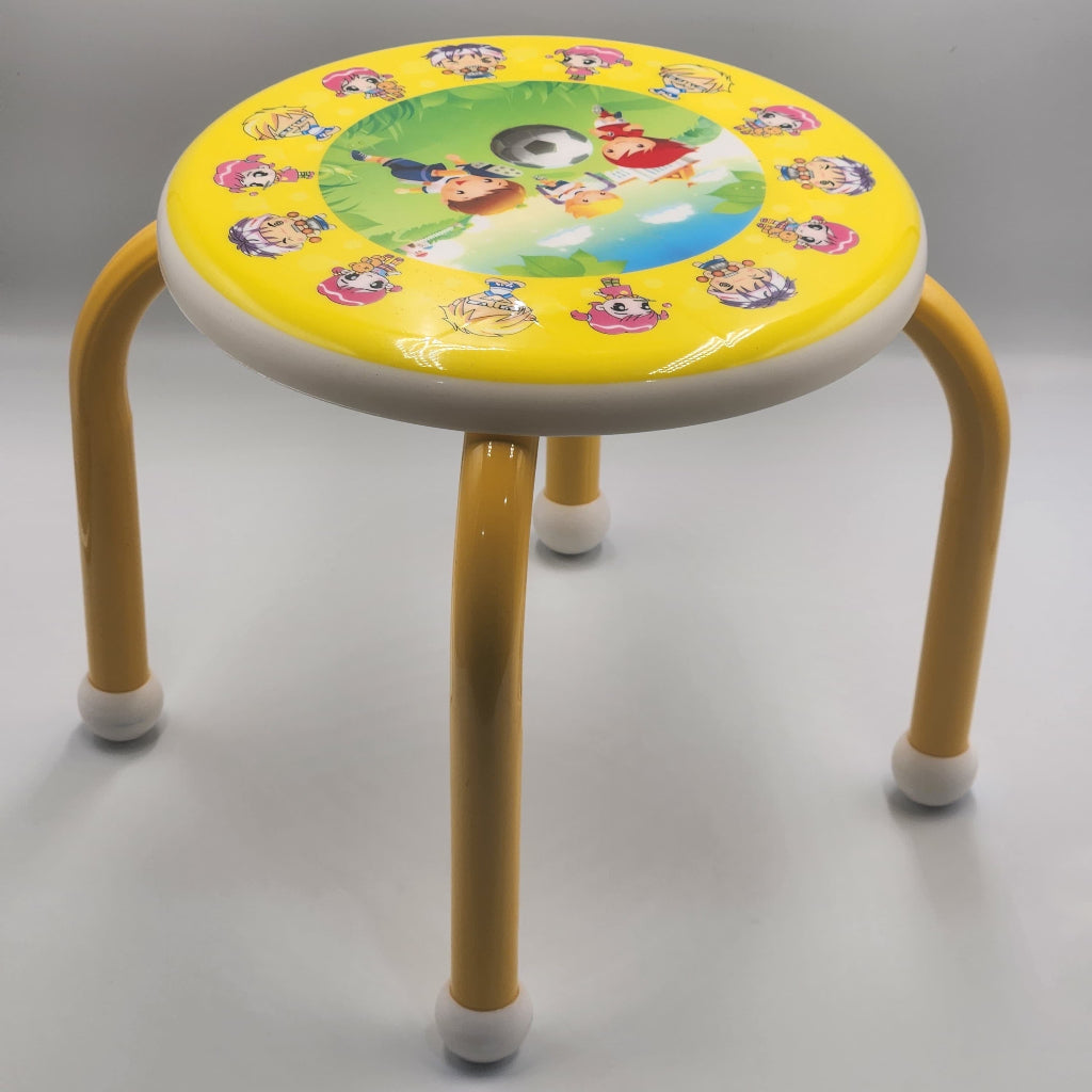 High Quality Printing Kids Plastic Stool, Size - 24x34 CM , camping Kids Metal Low Chairs Stainless Steel Stool