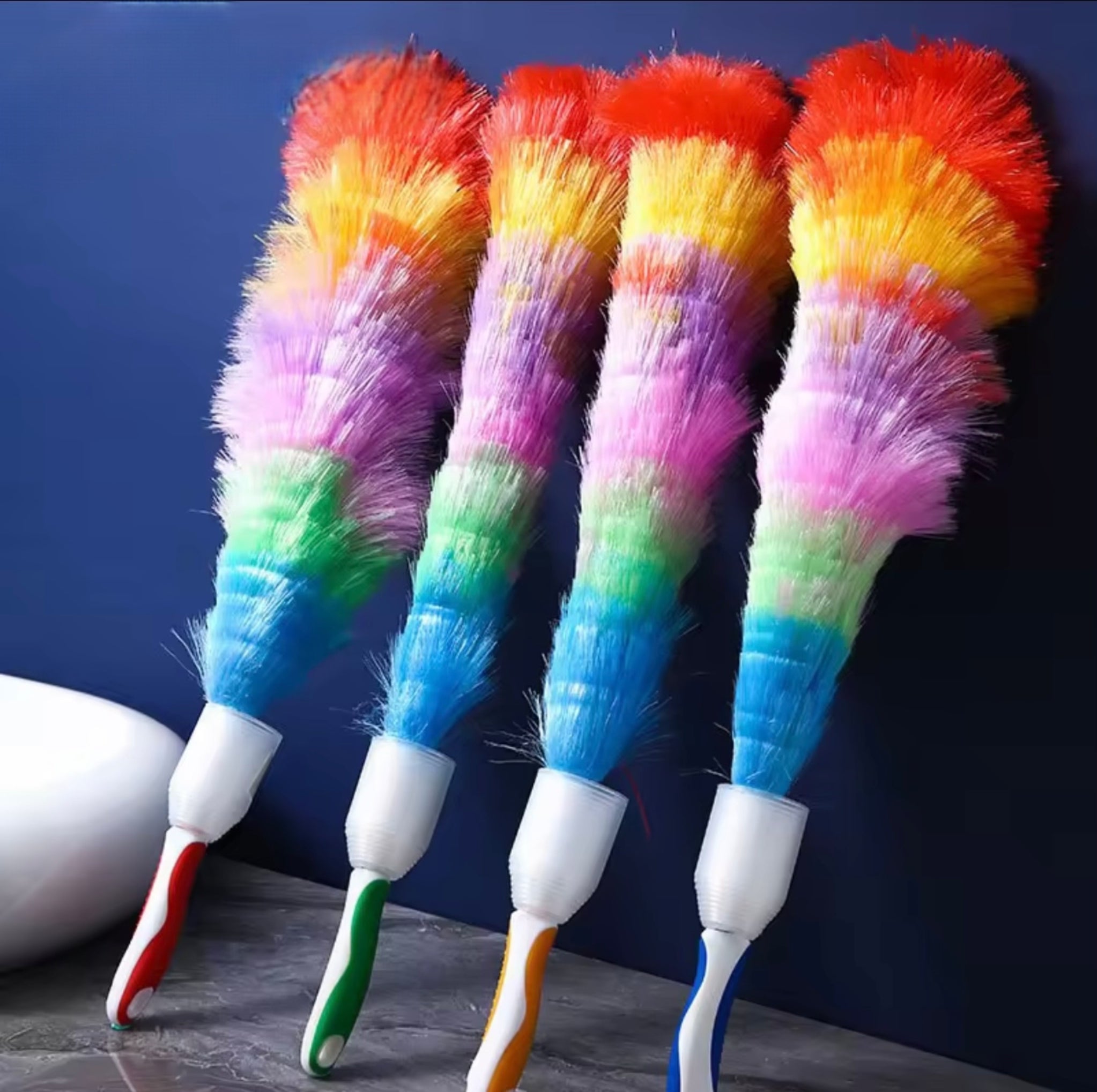 Flexible Electrostatic Disposable PP Feather duster for Cleaning  All Surface,Car, room, office ,shop cleaning Brush