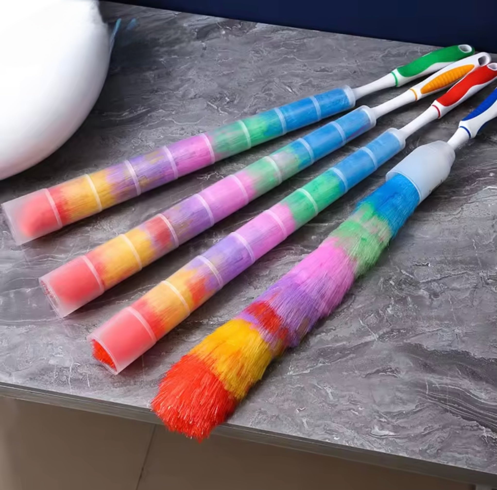 Flexible Electrostatic Disposable PP Feather duster for Cleaning  All Surface,Car, room, office ,shop cleaning Brush