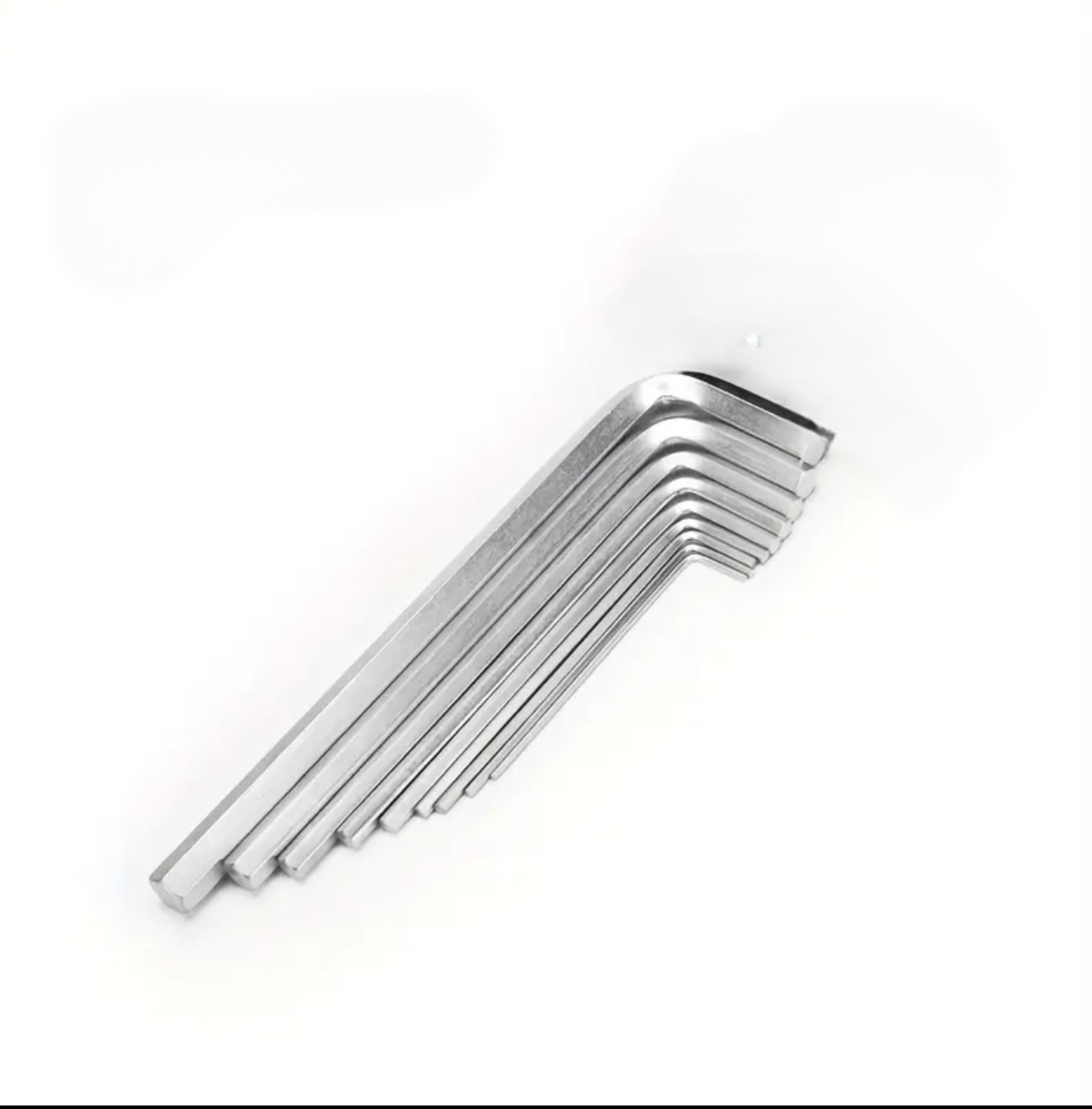 9pcs إضافي طويل سداسيون مفتاح L على شكل طرفيين مجموعة مفاتيح kev