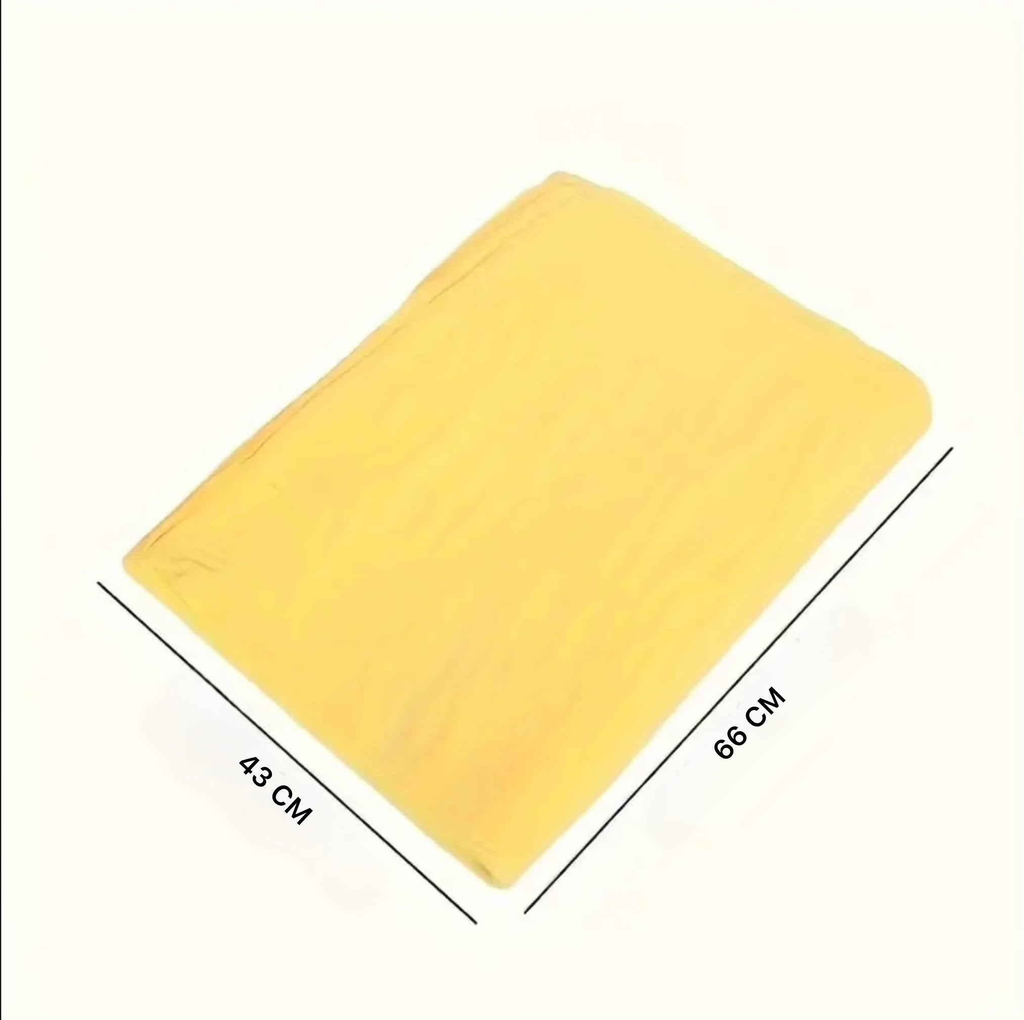 Ultra-Absorbent Chamois Car Cleaning Towel - Quick Dry, Scratch-Free & Reusable for Efficient Auto Cleaning