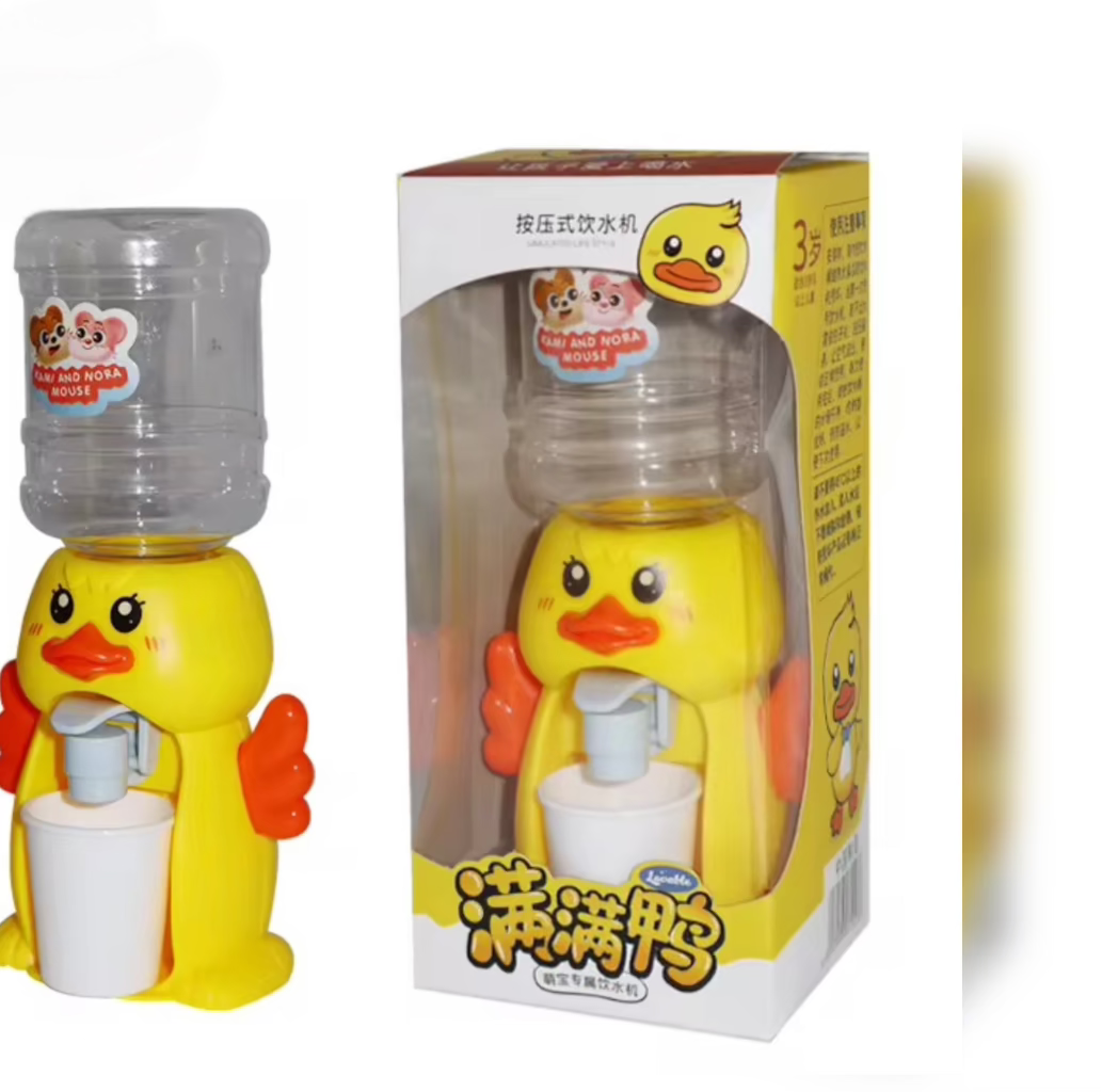 Cartoon Drink Water Dispenser Toy Kitchen Play House Toys Baby Drink Water Bottle Dispenser Toys